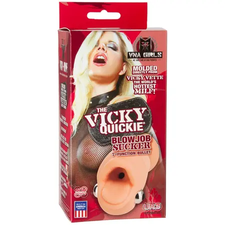 Doc Johnson Vicky Quickie Oral Sleeve Compact UR3 6-inch Transparent
