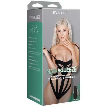 Doc Johnson Main Squeeze Eva Elfie ULTRASKYN Vanilla Intimate Sleeve