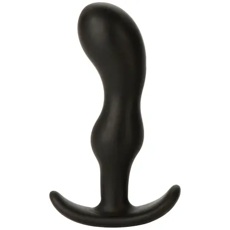 Naughty 2 Silicone Plug Black - Medium Size by Blush Novelties