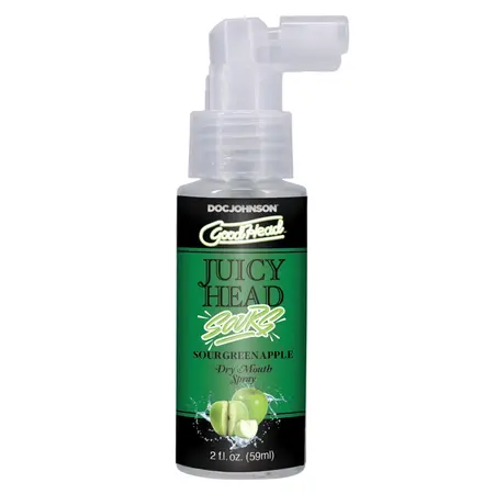 GoodHead Juicy Head Oral Dry Mouth Spray Sour Green Apple 60ml Vegan