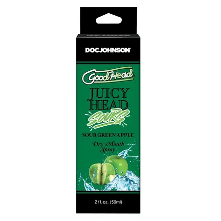 GoodHead Juicy Head Oral Dry Mouth Spray Sour Green Apple 60ml Vegan