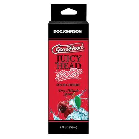 GoodHead Juicy Head Dry Mouth Spray Sour Cherry 60ml - Freshening Formula