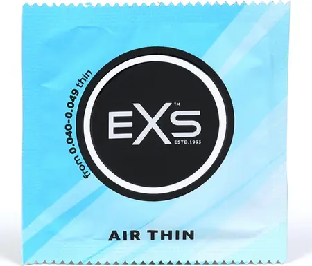 EXS Air Thin 12-Pack Ultra Thin Latex Protection, 56mm, Odorless