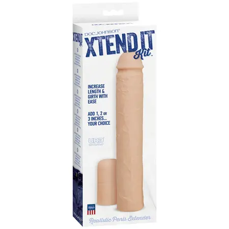 Doc Johnson Xtend It Kit Intimate Length & Girth Enhancer 23cm White