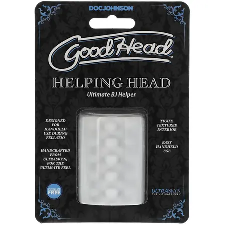Doc Johnson GoodHead Helping Head Sleeve Frosted Textured UR3 2-Pack