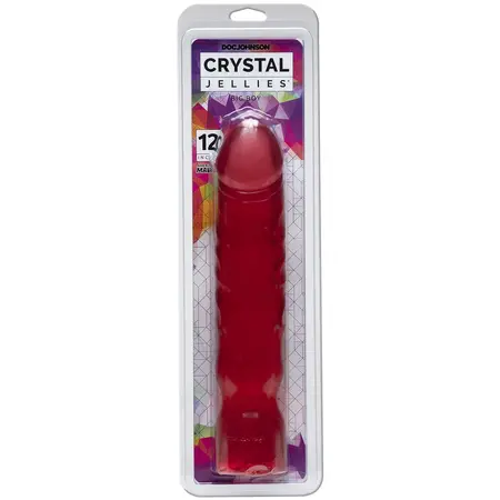 Crystal Jellies прозрачно дилдо, 30 см