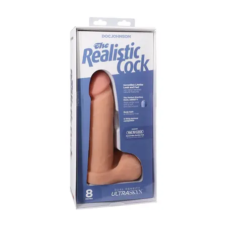 Doc Johnson ULTRASKYN Intimate Model 20 cm Vanilla with Suction Base