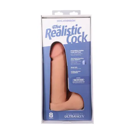 Doc Johnson ULTRASKYN Intimate Model 20 cm Vanilla with Suction Base