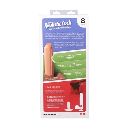 Doc Johnson ULTRASKYN Intimate Model 20 cm Vanilla with Suction Base