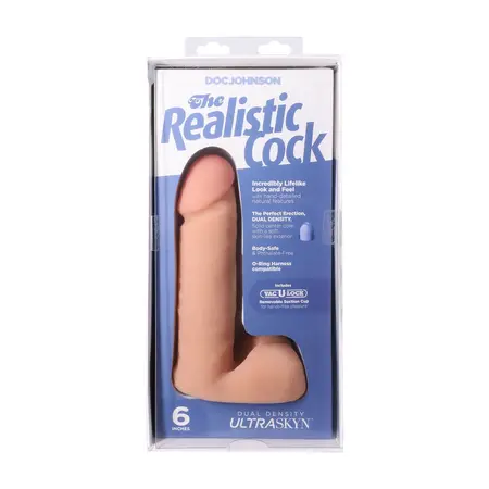 Doc Johnson ULTRASKYN 16 cm Model with Removable Suction Cup Vanilla