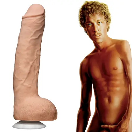 Doc Johnson John Holmes Intimate Model with Suction Cup, White, Large