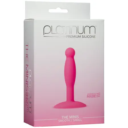 Doc Johnson The Minis Smooth Intimate Plug Small Black Silicone