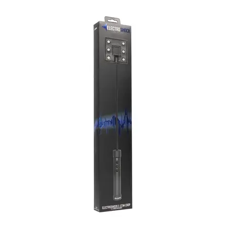 ElectroShock E-Stimulation Crop Black - Wireless USB Charging Model