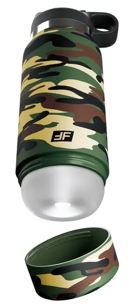 PDX FapFlask Happy Camper Fros - Discreet Travel Intimate Device, 24 cm