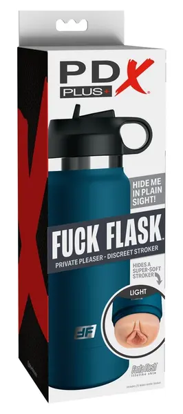 PDX Plus Private Flask Intimate Device with Discreet Case 23.8cm
