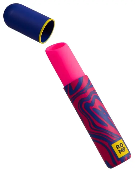 ROMP Lipstick Air Pulse Compact Intimate Device, Waterproof, Pink