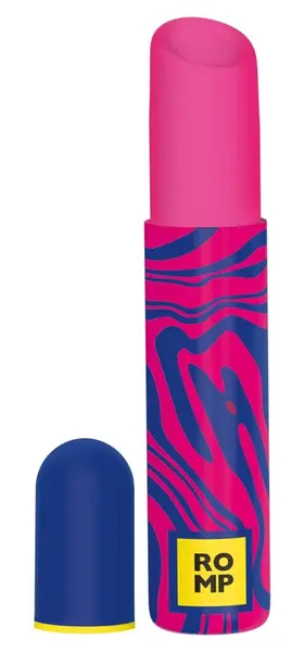 ROMP Lipstick Air Pulse Compact Intimate Device, Waterproof, Pink