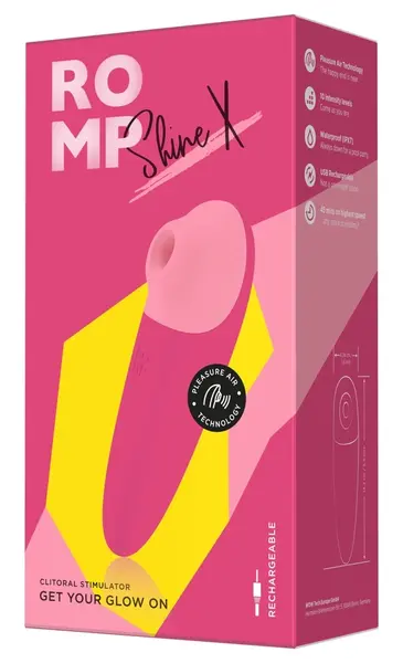 ROMP Shine X Air Pulse Technology Intimate Device Waterproof Purple