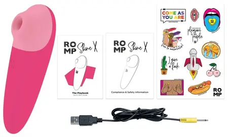 ROMP Shine X Air Pulse Technology Intimate Device Waterproof Purple