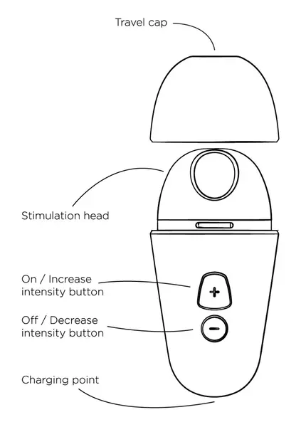 ROMP Free X Intimate Wave Technology Compact Waterproof Massager
