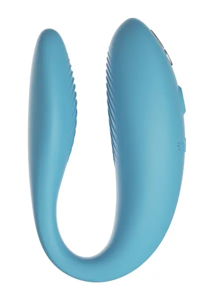 We-Vibe Sync Go Turquoise Dual Vibrator for Couples, App Control, 7.7 cm