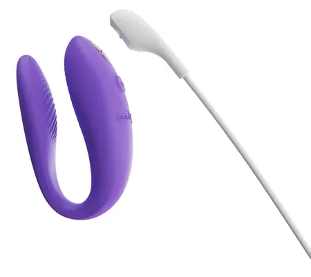 We-Vibe Sync Go Purple - Dual Wearable Vibrator, App-Controlled, Silicone