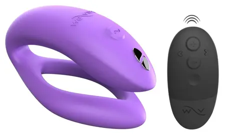We-Vibe Sync O Intimate Couples Device Bright Purple Rechargeable