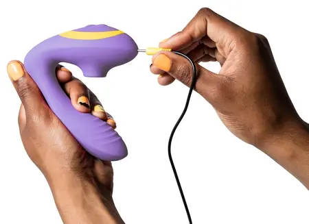 ROMP Reverb Dual-Action Silicone Intimate Device, Waterproof, Purple