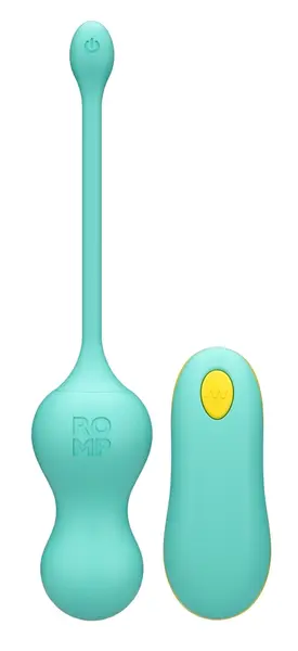ROMP Cello Silicone Training Vibro-Balls with Remote, Waterproof, 18.2cm