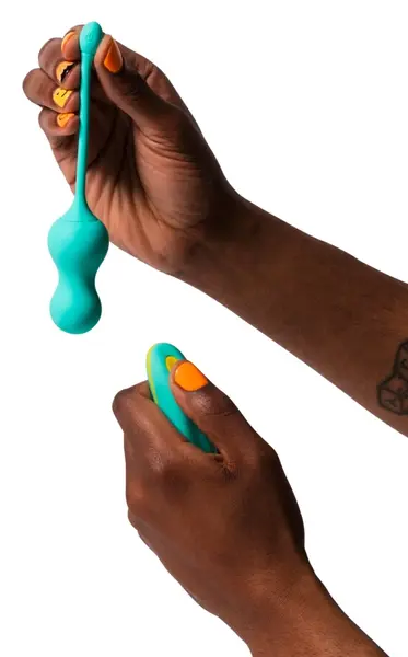 ROMP Cello Silicone Training Vibro-Balls with Remote, Waterproof, 18.2cm