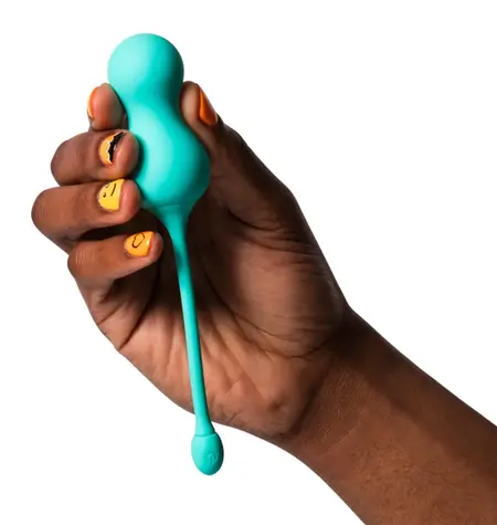 ROMP Cello Silicone Training Vibro-Balls with Remote, Waterproof, 18.2cm