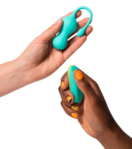 ROMP Cello Silicone Training Vibro-Balls with Remote, Waterproof, 18.2cm