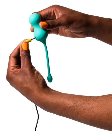 ROMP Cello Silicone Training Vibro-Balls with Remote, Waterproof, 18.2cm