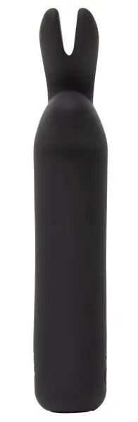 Happy Rabbit Bullet Vibe Black - Compact Rechargeable Intimate Mini Massager
