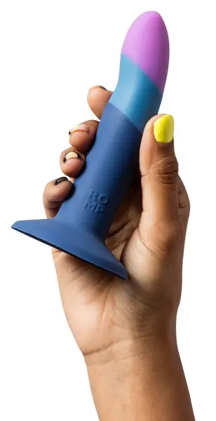 ROMP Piccolo Pegging Kit - Silicone Intimate Device with Harness, 14cm