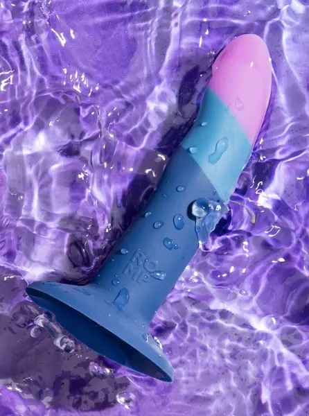 ROMP Piccolo Silicone Intimate Device with Suction Base, 14 cm, Purple