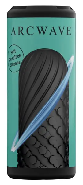 Arcwave Ghost Black Intimate Sleeve CleanTech Silicone 10 cm