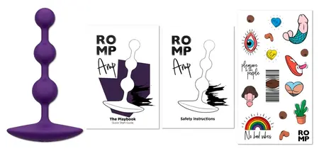 ROMP Amp Silicone Flexible Intimate Beads 13.5cm - Lightweight Design