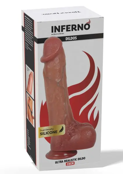 INFERNO by HIDDEN DESIRE Silicone Model 28 cm Dual-Density, Natural Look