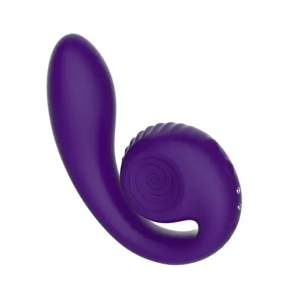 Snail Vibe Gizi Vibrator Purple - Dual Motor, Flexible, Compact Design