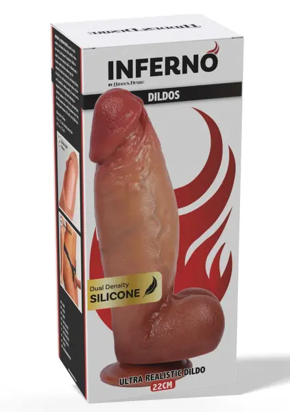 INFERNO by HIDDEN DESIRE Silicone Model 22 cm Dual-Density, Natural Look