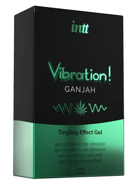 intt Vibration Ganja 15ml Stimulation Gel with Hemp Seed Oil