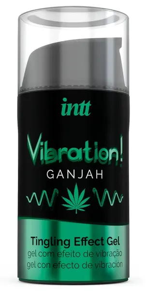 intt Vibration Ganja 15ml Stimulation Gel with Hemp Seed Oil