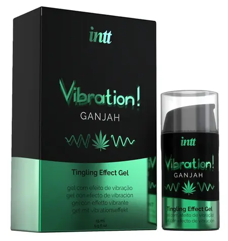 intt Vibration Ganja 15ml Stimulation Gel with Hemp Seed Oil