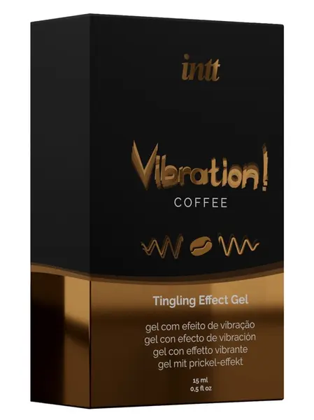intt Vibration Coffee 15ml Stimulating Gel with Warming Effect