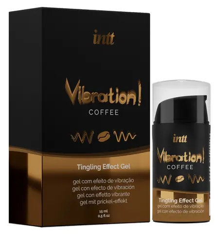 intt Vibration Coffee 15ml Stimulating Gel with Warming Effect