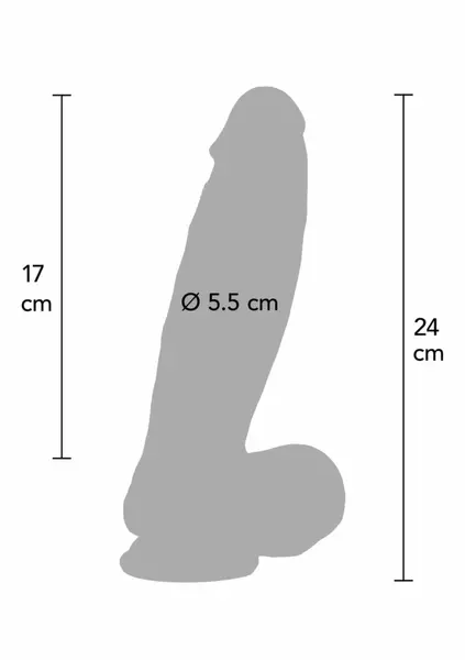 INFERNO by HIDDEN DESIRE Silicone Model 22cm Dual-Density, Natural Look