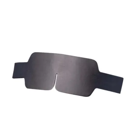 LOCKINK Blindfold Kit Black - Adjustable Leather Eye Mask with Buckles