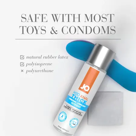 JO H2O Anal Thick Water-Based Lubricant 120ml - Extra Dense Formula