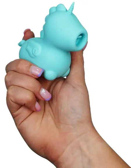 Unihorn Mount'n Peak Lay-On Intimate Massager Dual Motor Silicone 9cm
